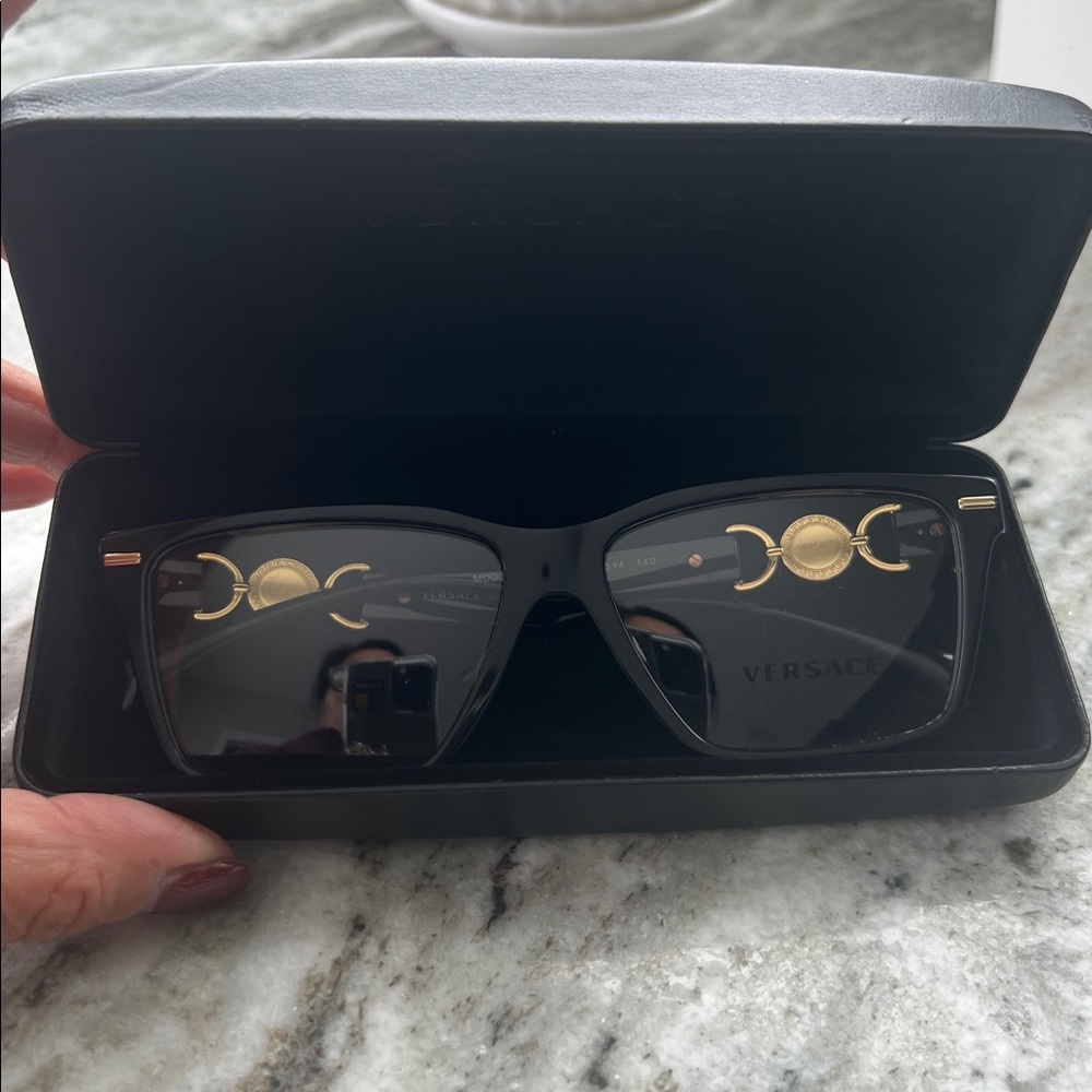 New! Versace Eyeglass Frames W/Case - image 2